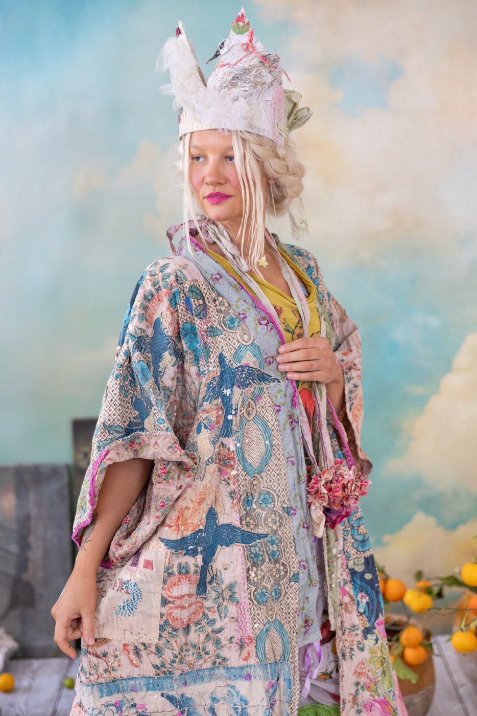 Magnolia Pearl Piecewise Dashi Kimono 1190 - Zazu