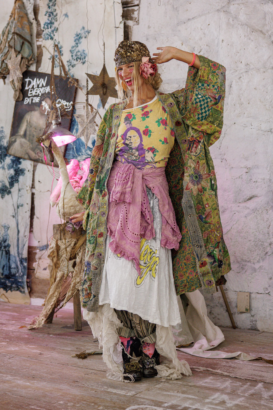 Magnolia Pearl Kontessa Kimono 1323 - Passionate