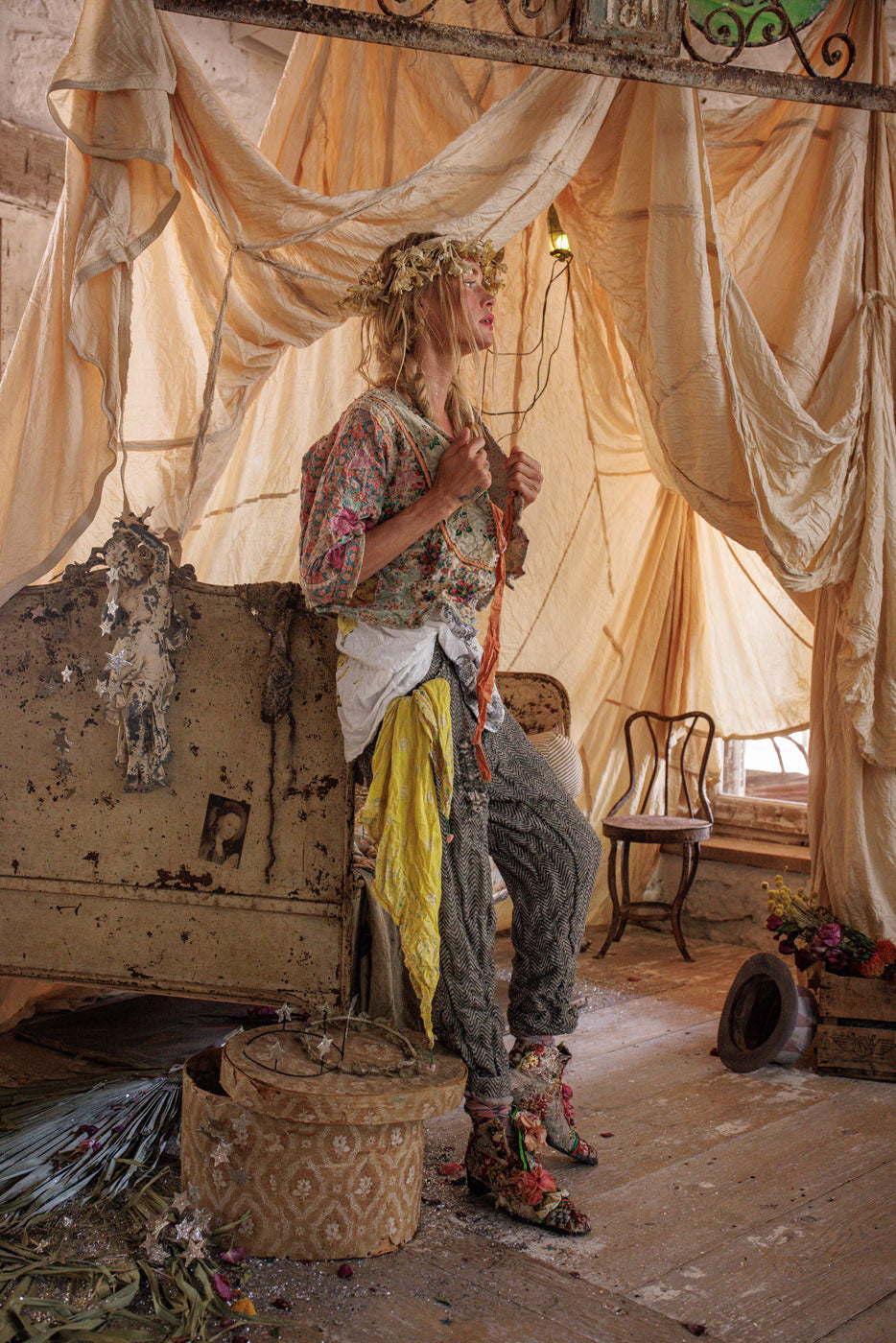 Magnolia Pearl Kalamkari Andhra Jacket 1382 - Wonderland