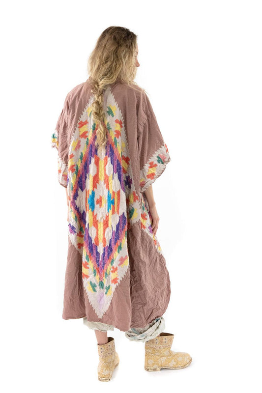 Magnolia Pearl Quiltwork Sinchu Kimono 573 - Saguaro