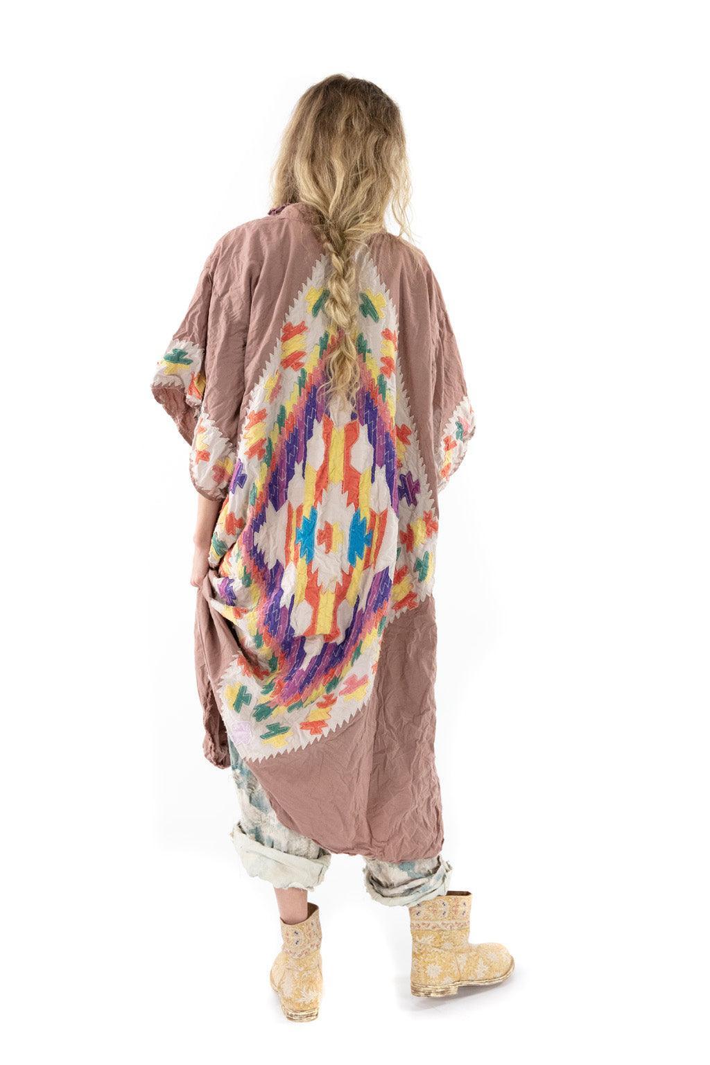 Magnolia Pearl Quiltwork Sinchu Kimono 573 - Saguaro