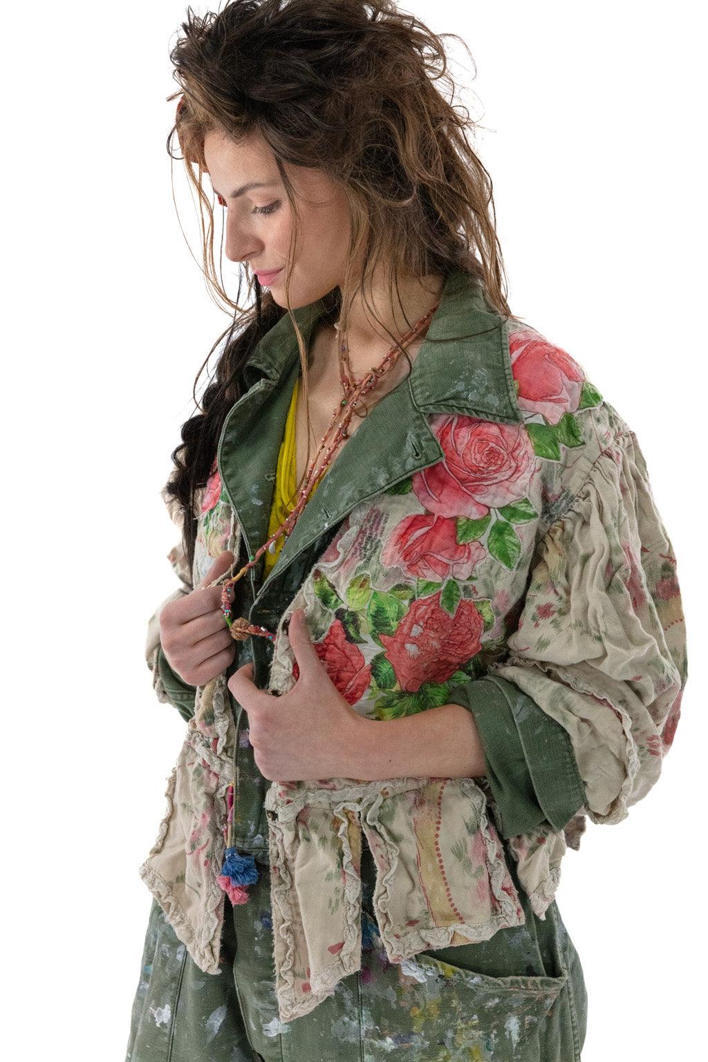 Floral Appliqué Monique Jacket - Perianth