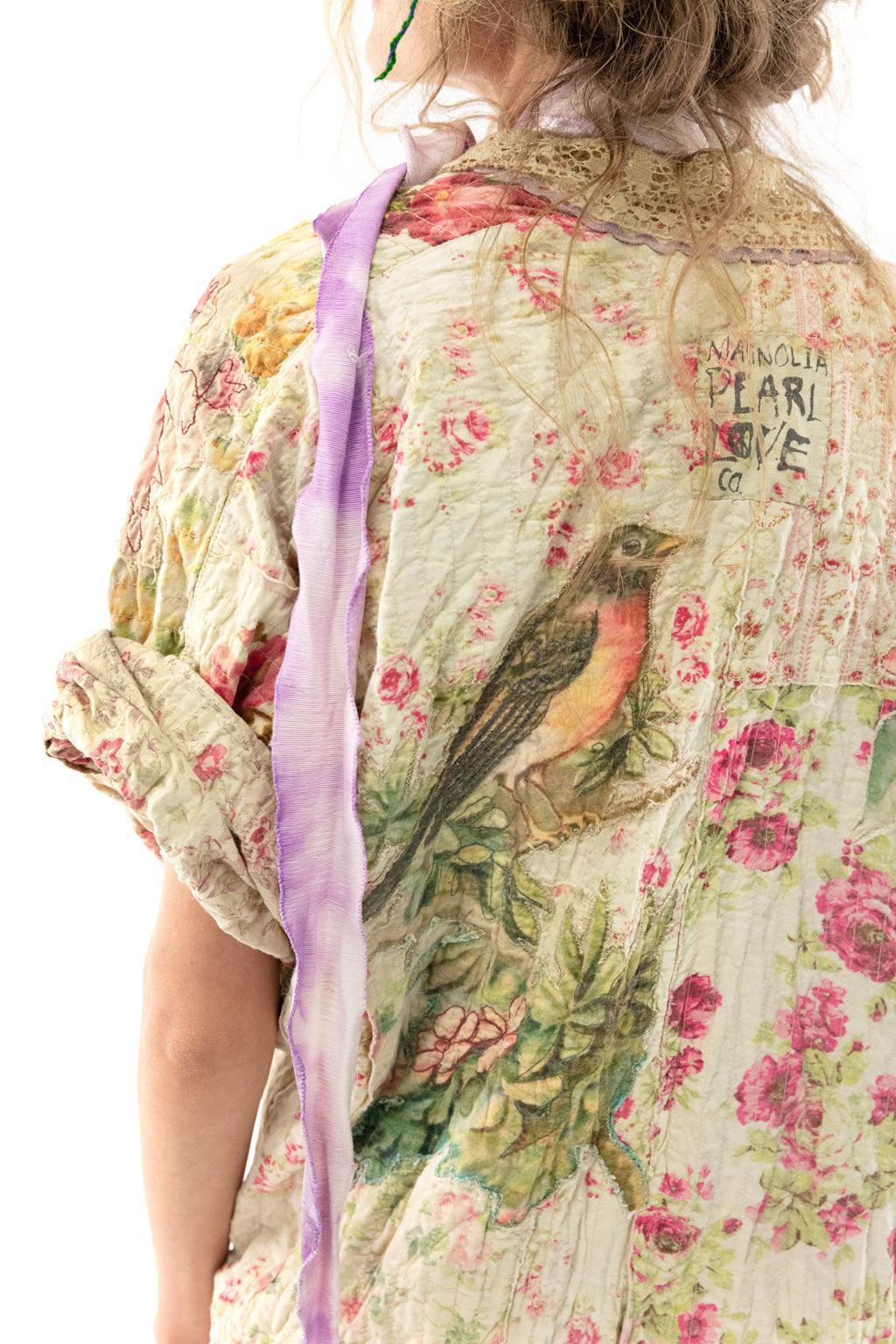 Magnolia Pearl Floral Patchwork Vijji Kimono 687 - Wonderland
