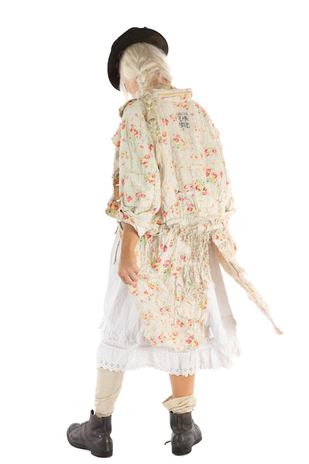 Linen Floral Contessa Jacket 781- Circus Rose