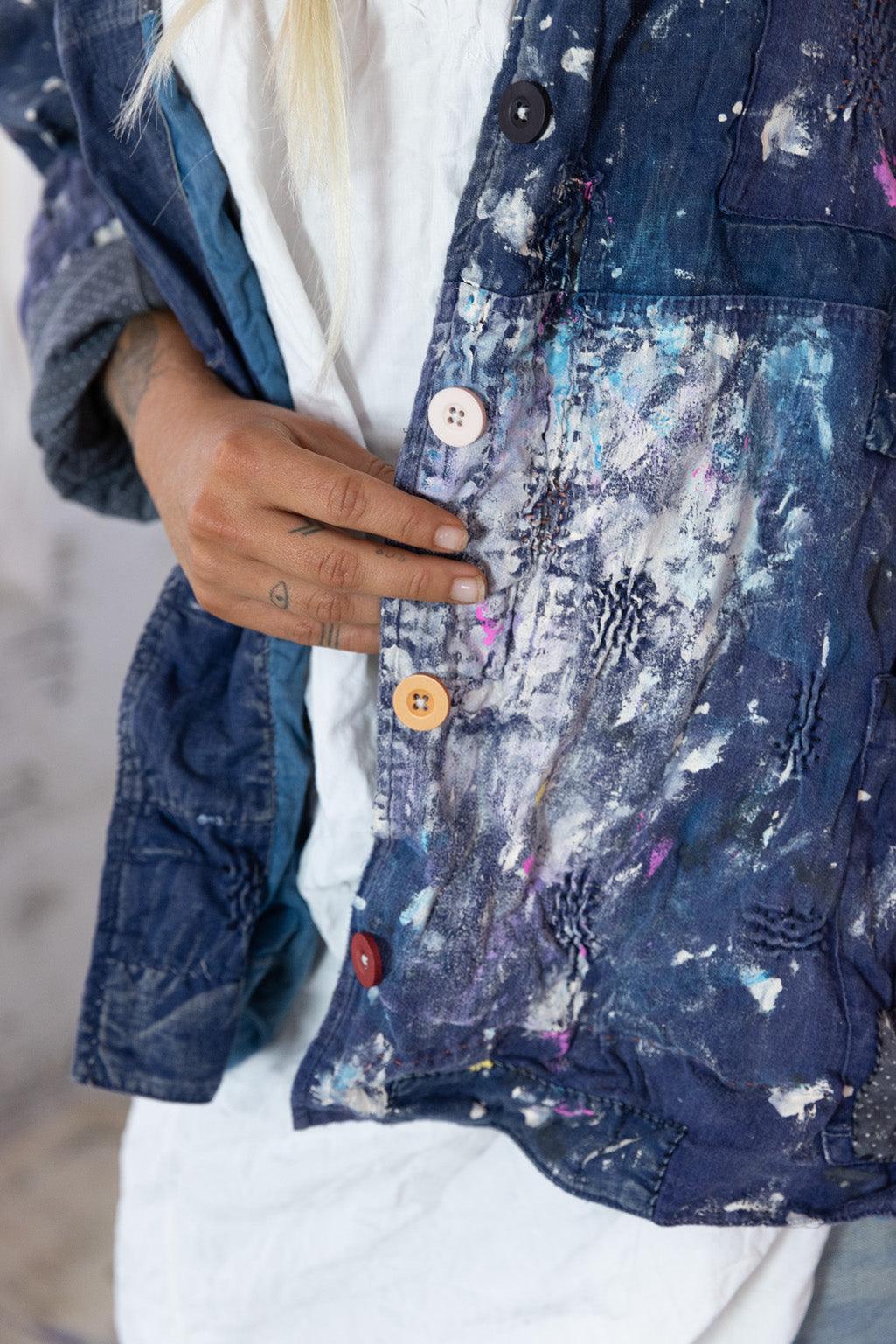 Paint Splatter Tancy Coat 908 - Workwear