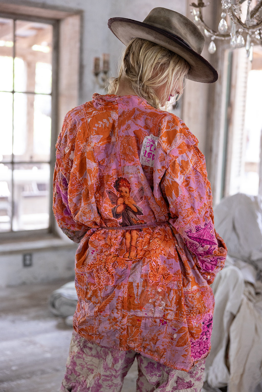 Patchwork Kei Kimono 964 - Marmalade