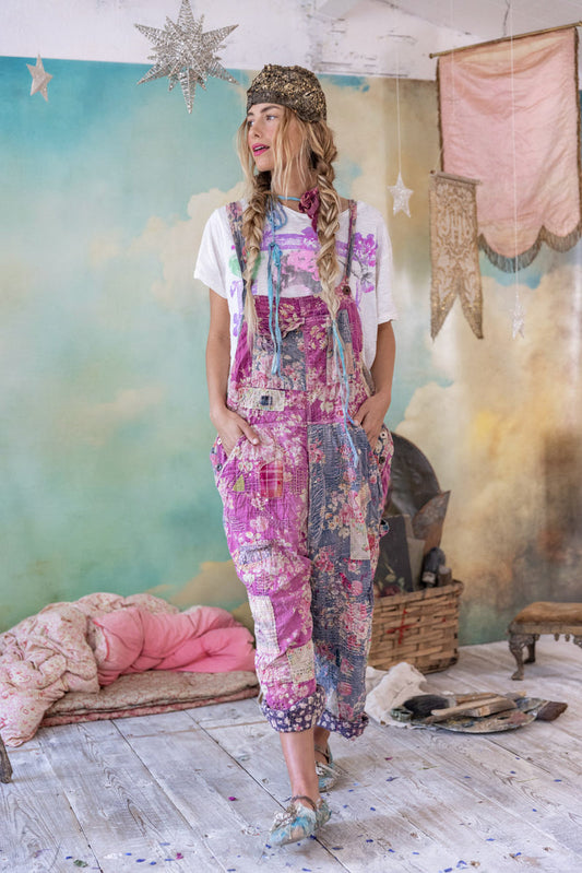 Magnolia Pearl Piecewise Love Overalls 151 - Dear Texas