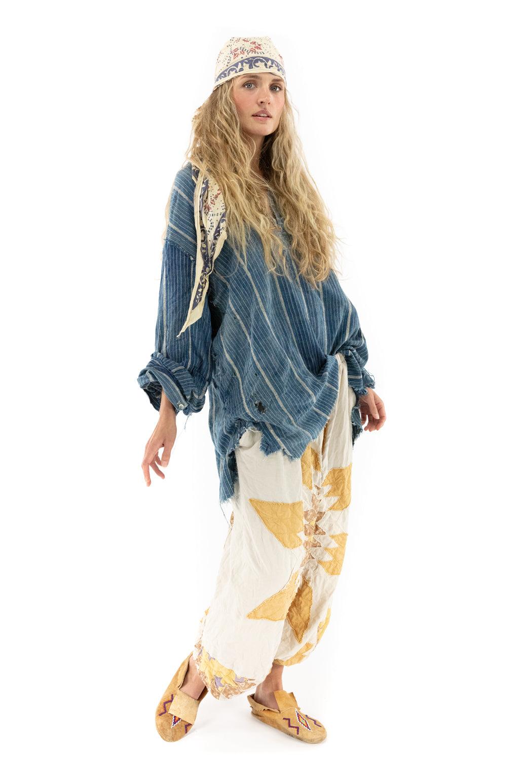 Magnolia Pearl Quiltwork Darilyn Pants 284 - Moonlight