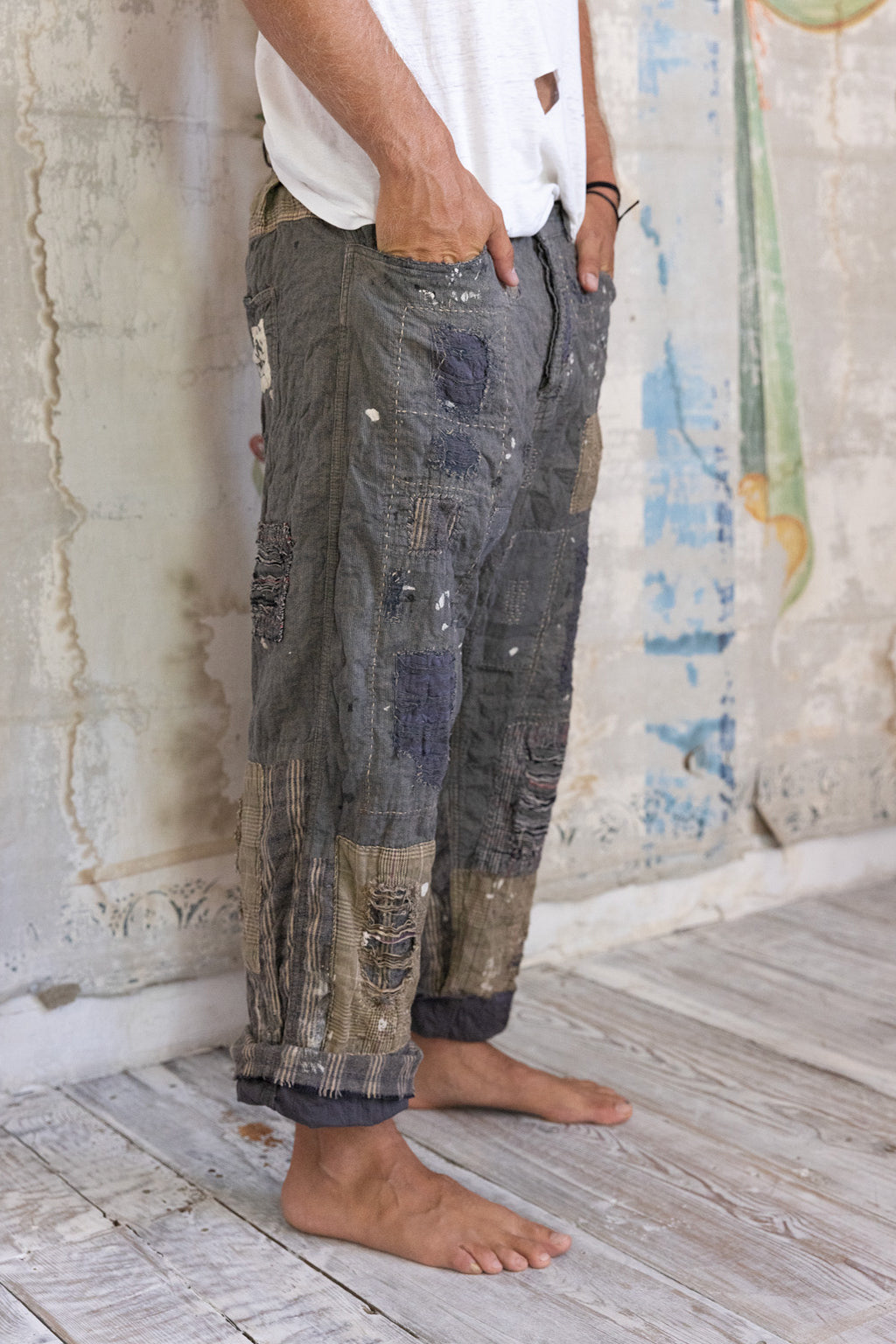 Quilted Miner Pants 512 - Crow