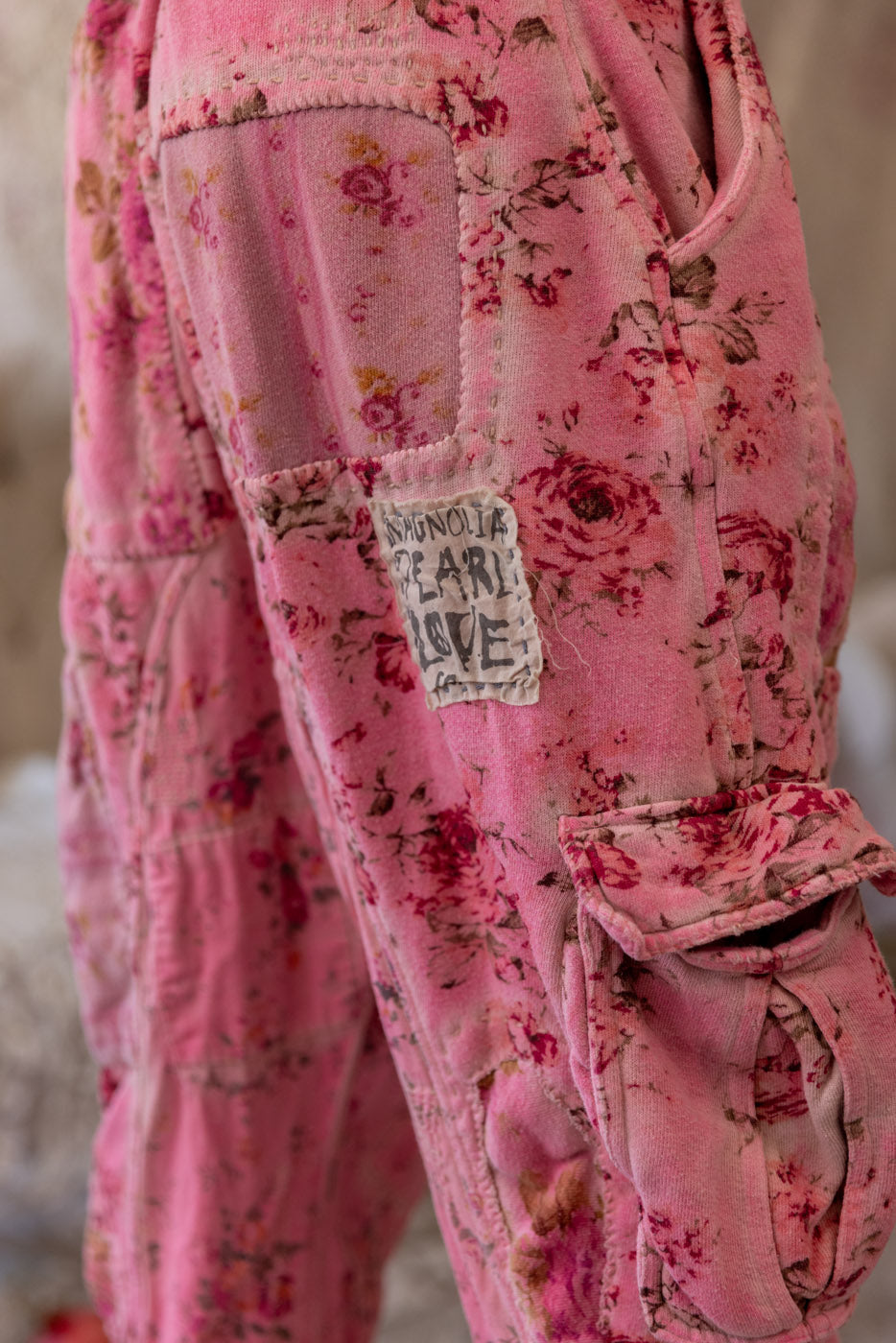 Magnolia Pearl Floral Pasha Cargo Pants 547 - Azalea