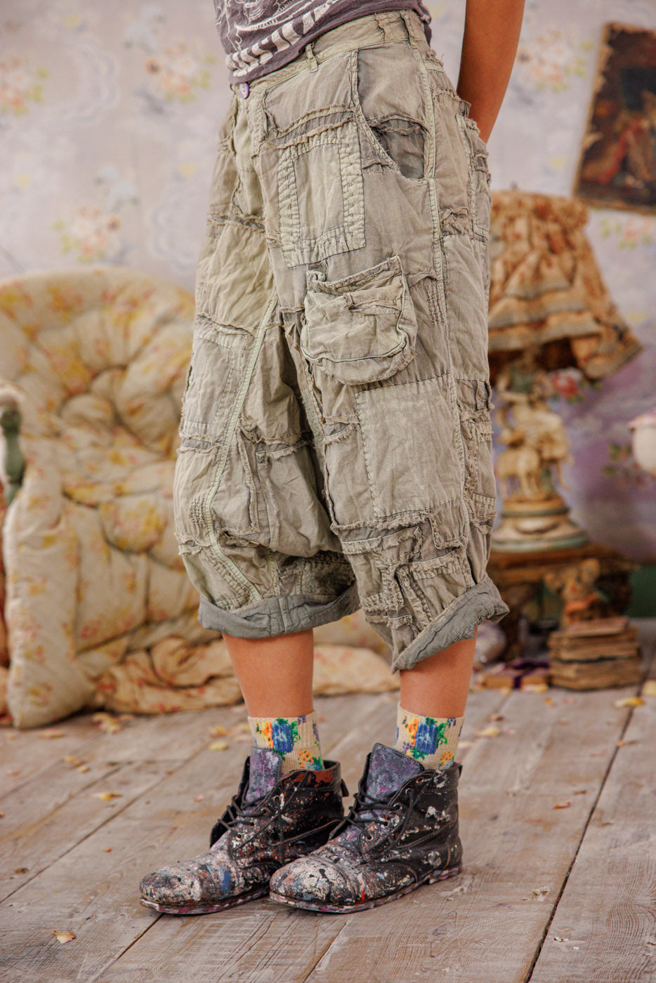Magnolia Pearl Patchwork Joni Trousers 788 - Peace