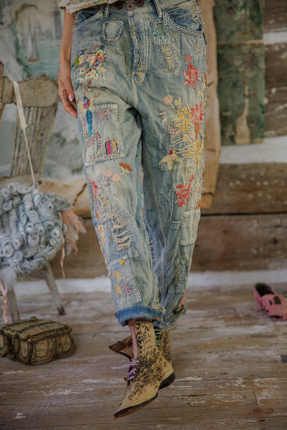 Magnolia Pearl Hummingbird Miner Denims 907 - Faded Indigo