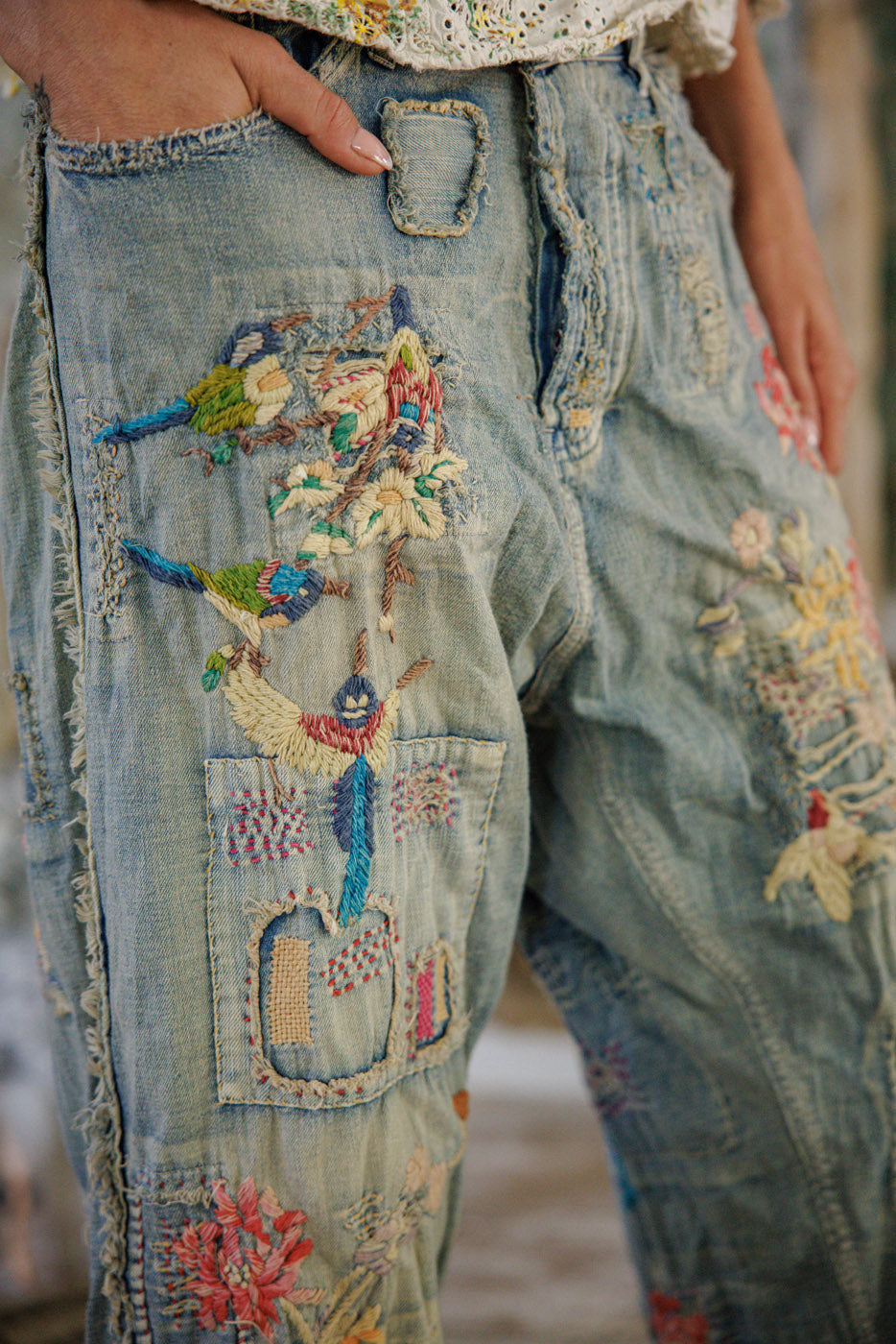 Magnolia Pearl Hummingbird Miner Denims 907 - Faded Indigo