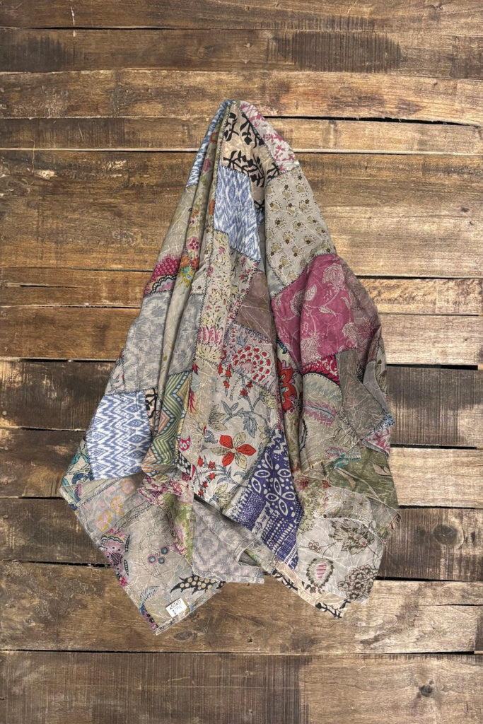 Jaded Gypsy Patchwork Scarf Sky