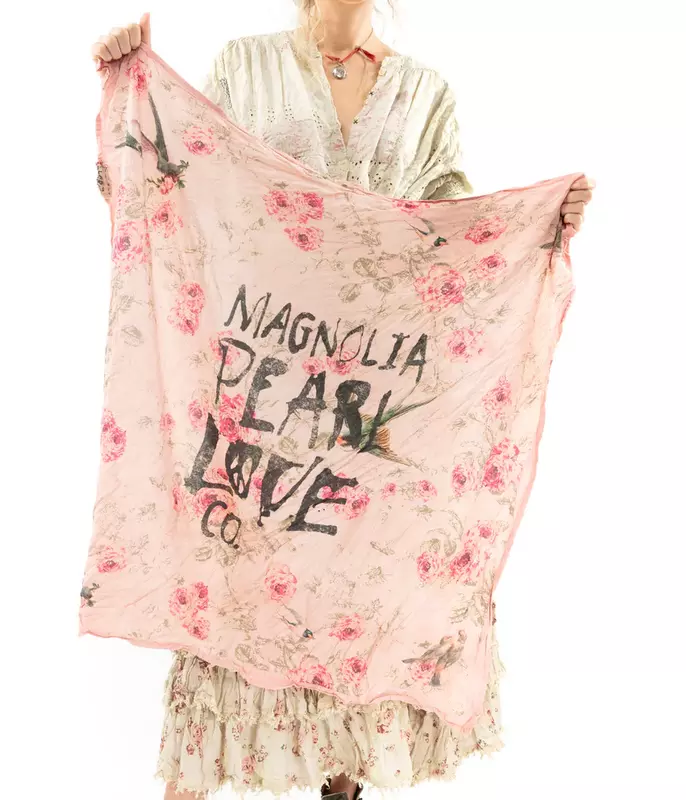 Magnolia Pearl Love Company floral Bandana Scarf 124 - Many Sparrows