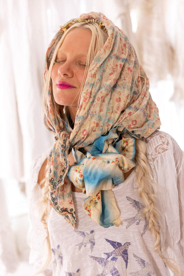 Scallop Edge Era Scarf 205 - Cassia