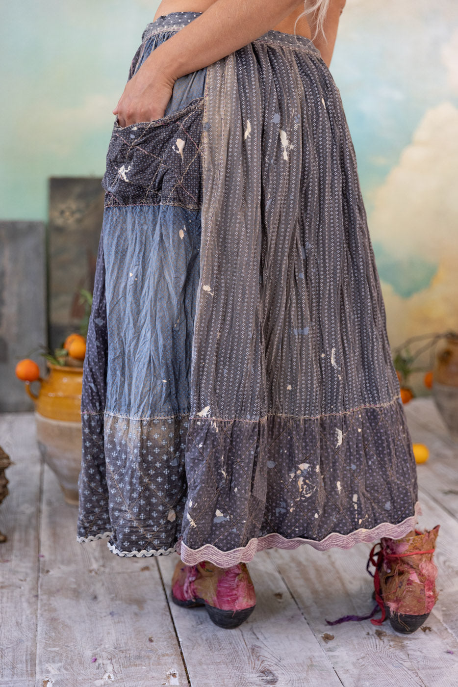 Magnolia Pearl Piecewise Micahel Skirt 166 - Ozzy
