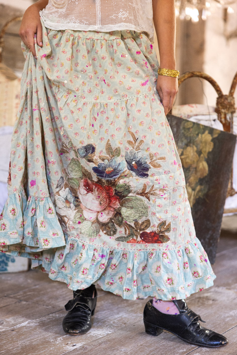 Appliqué Friendship Skirt 204 - Mon Cheri