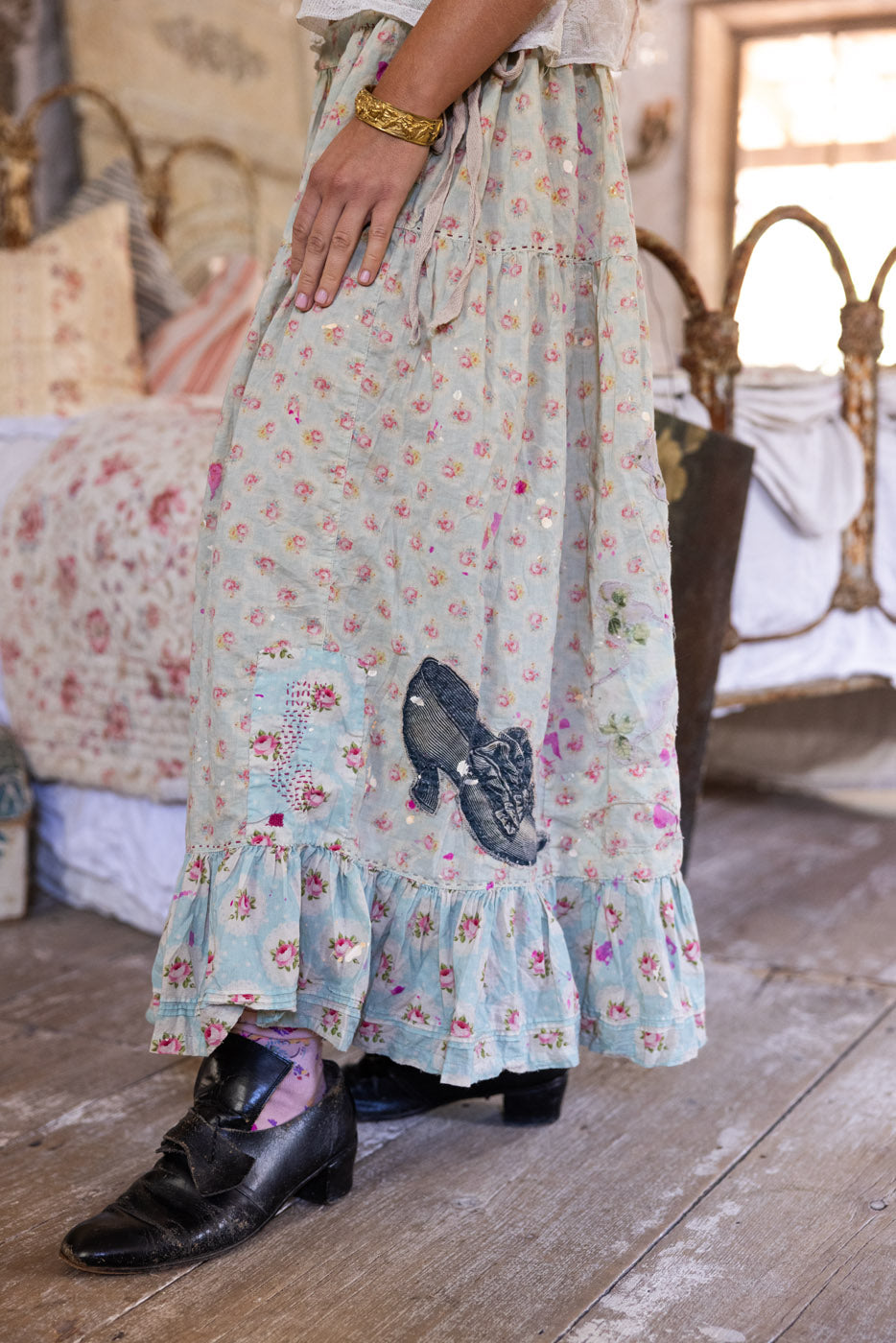 Appliqué Friendship Skirt 204 - Mon Cheri