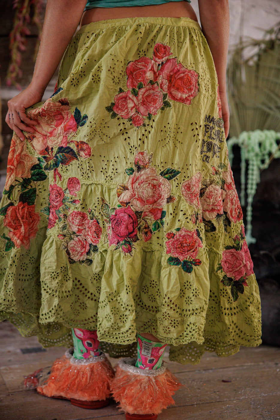 Magnolia Pearl Eyelet Lala Skirt 249 - Yuzu