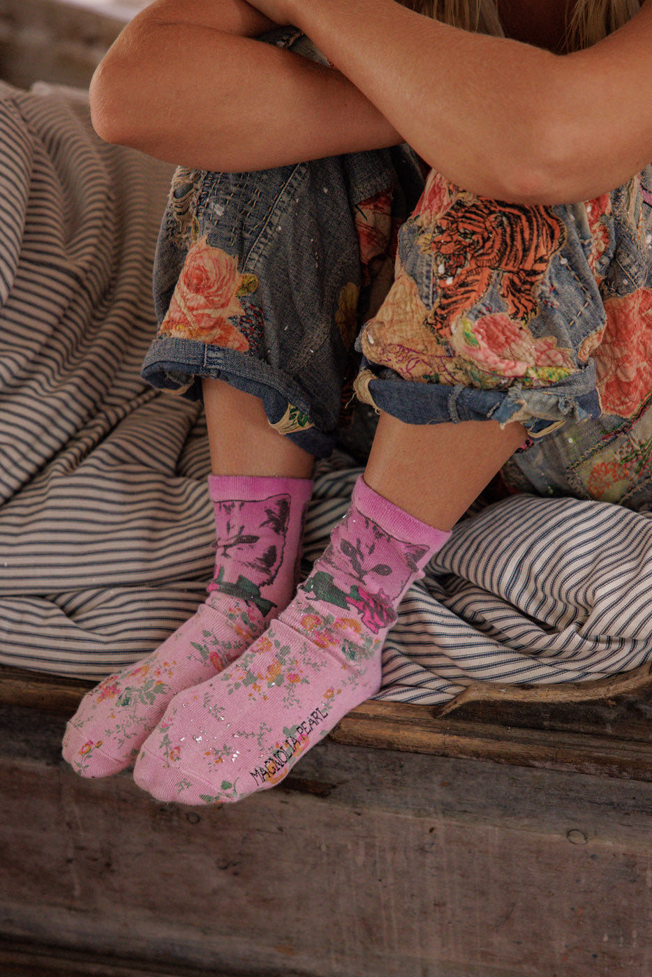 Magnolia Pearl Rosie MP Socks 118 - Valentine Pink