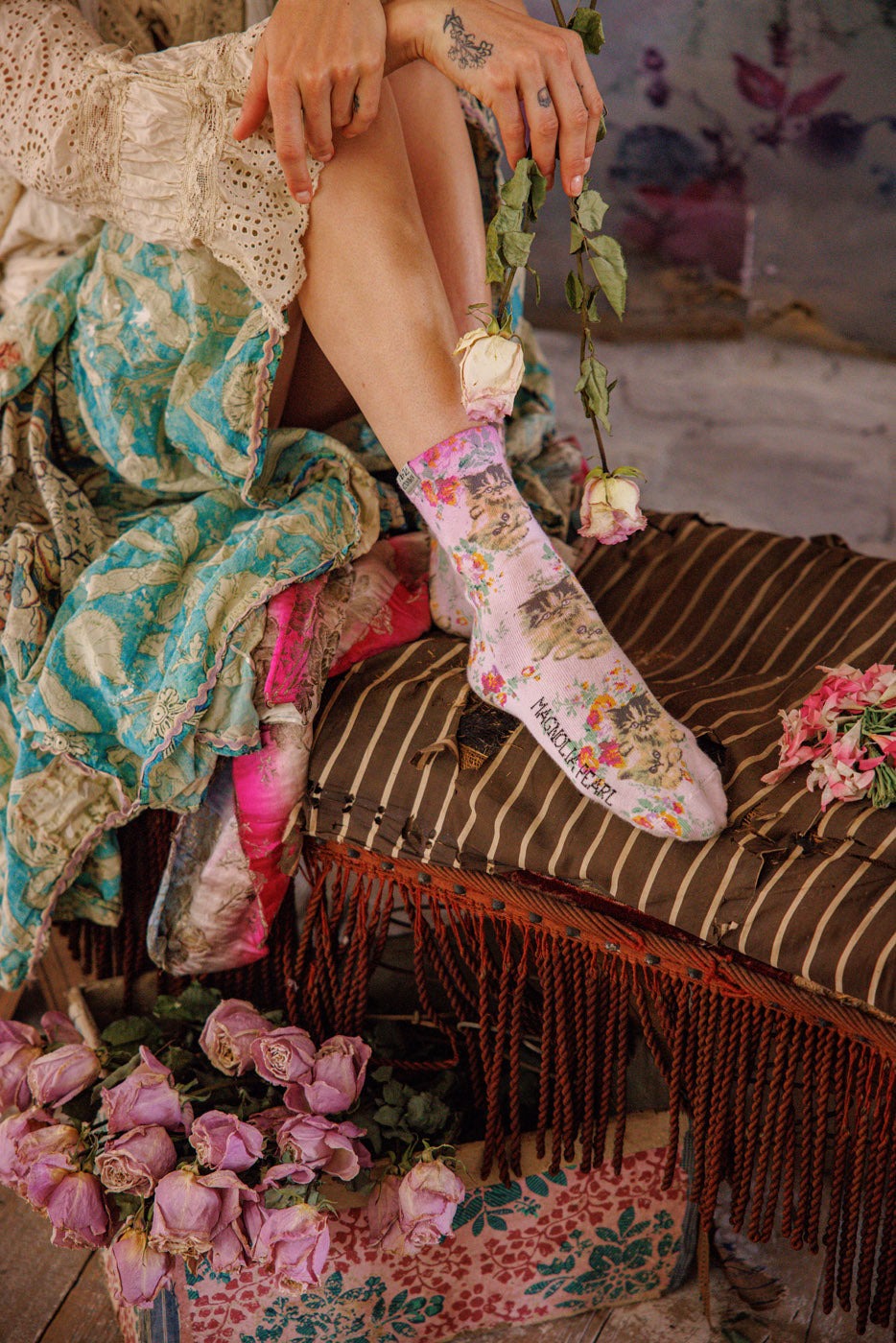 Magnolia Pearl Shadow and Boo MP Socks 119 - Thistle