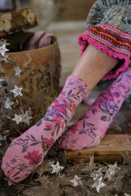 Magnolia Pearl Floral MP Socks 141 - Vervain