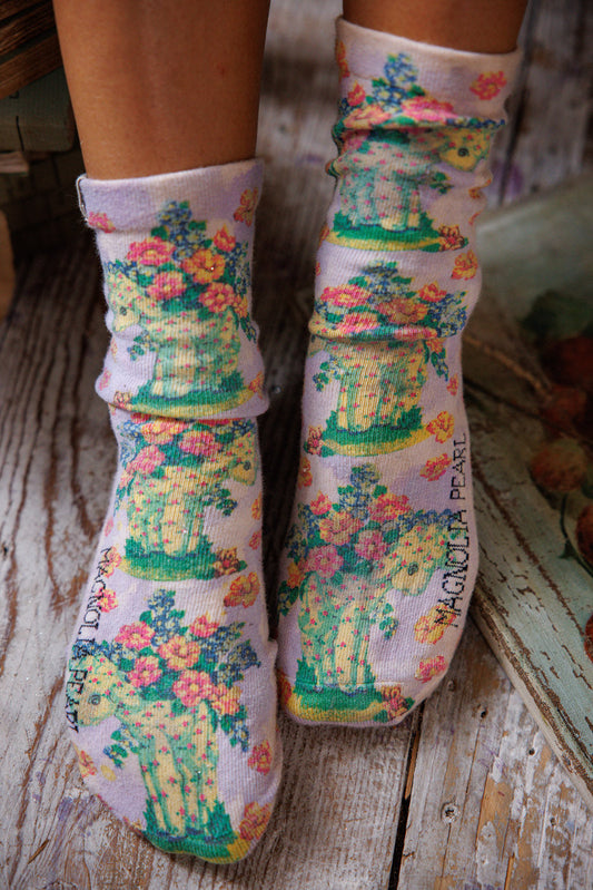 Magnolia Pearl Floral Lamb MP Socks 144 - Ditsy