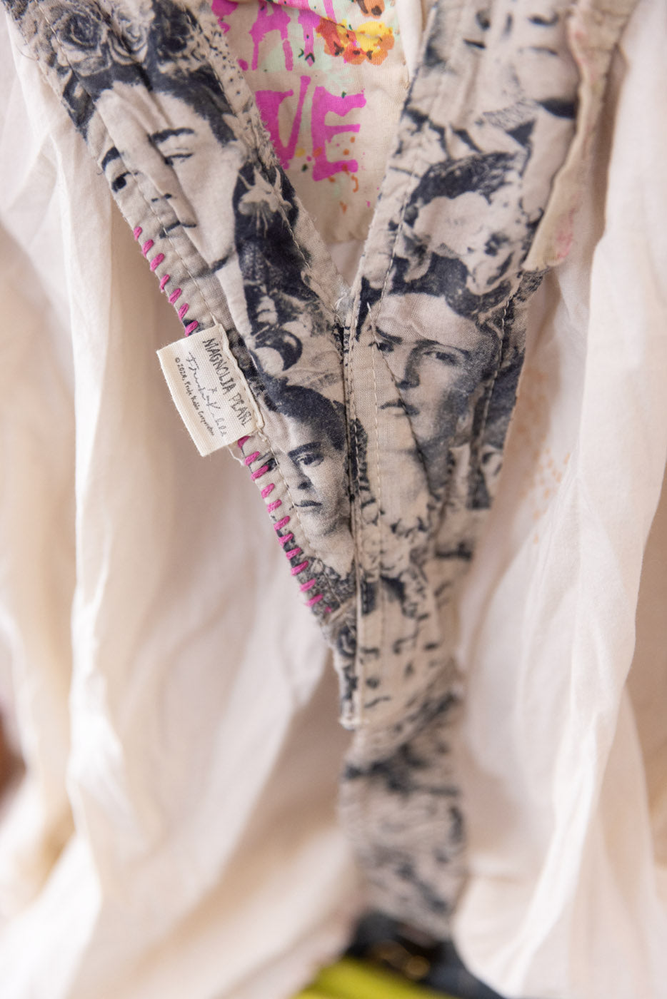 Magnolia Pearl Mural Frida Suspenders 033 - Artist Shoot