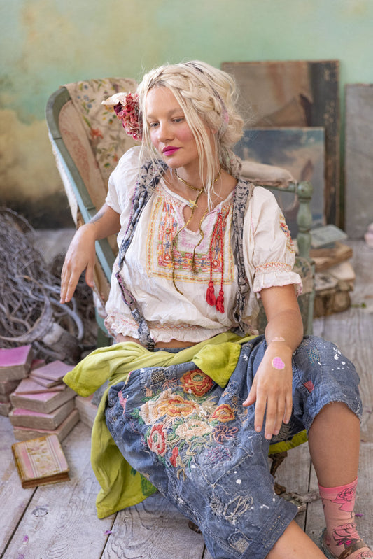 Magnolia Pearl Mural Frida Suspenders 033 - Artist Shoot