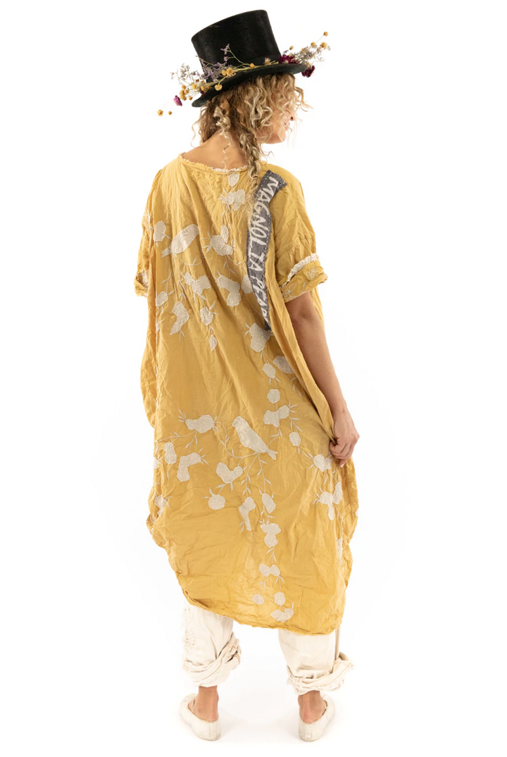 Bird Artist Smock Dress - Marigold