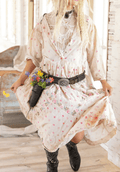 Magnolia Pearl Floral Sumati Dress 907 - Rosehips