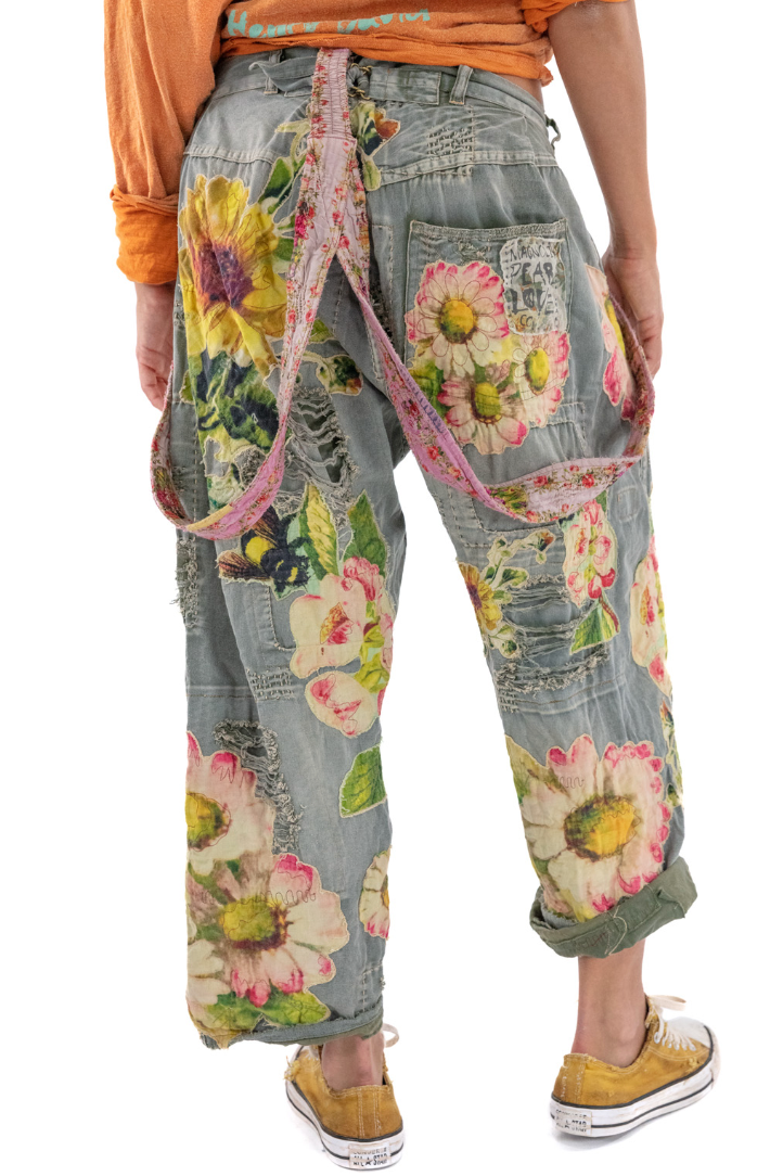 Miner Pants with Sunflower 433 - Ashbury Peace