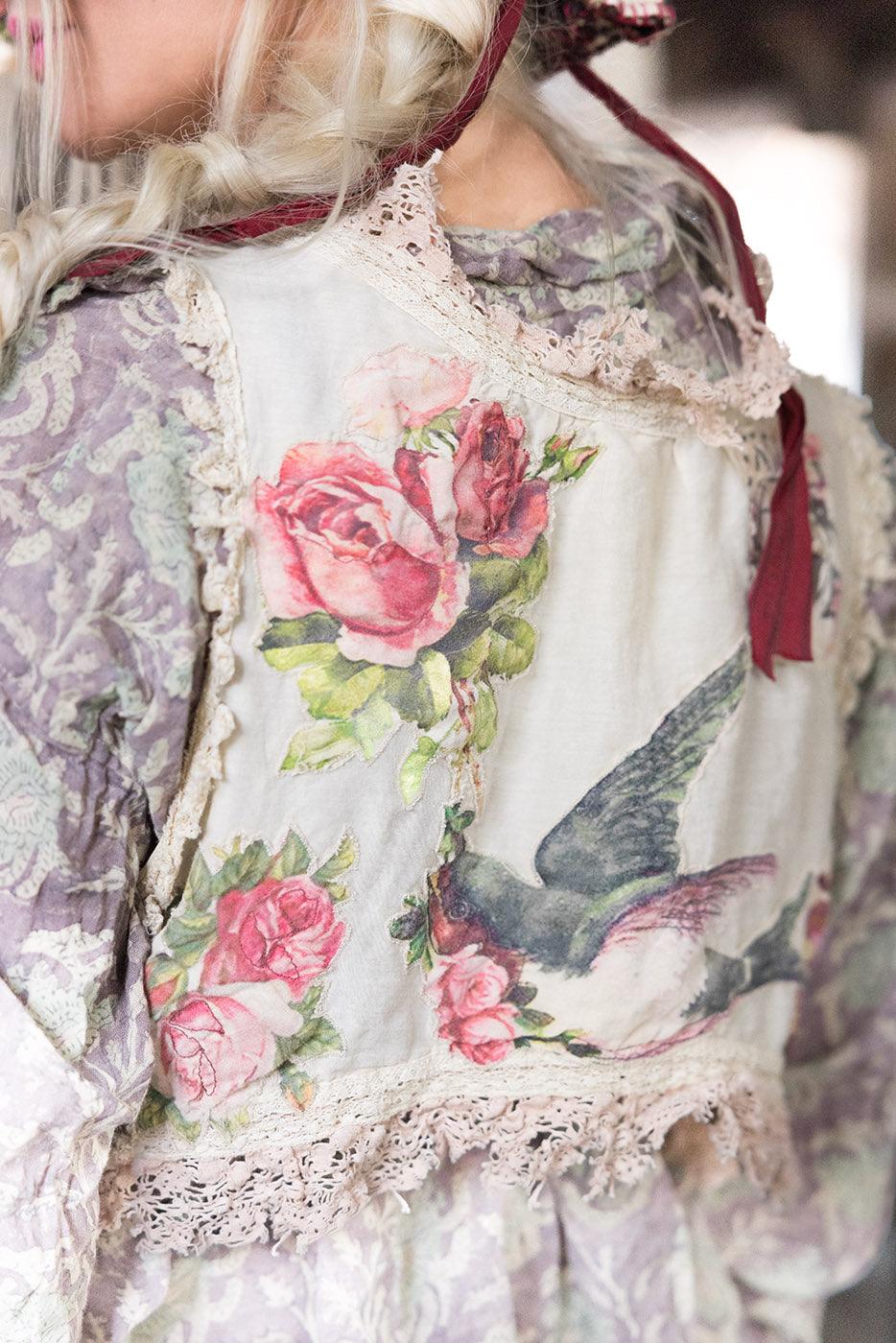 Magnolia Pearl Appliqué Faustine Wrap 283 - Moonlight