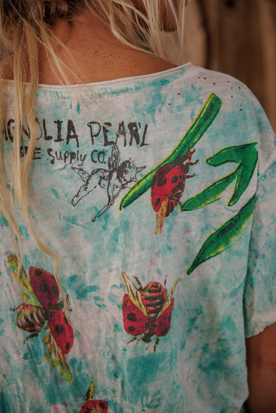 Magnolia Pearl Be My Ladybug Tee 2469 - Splendid