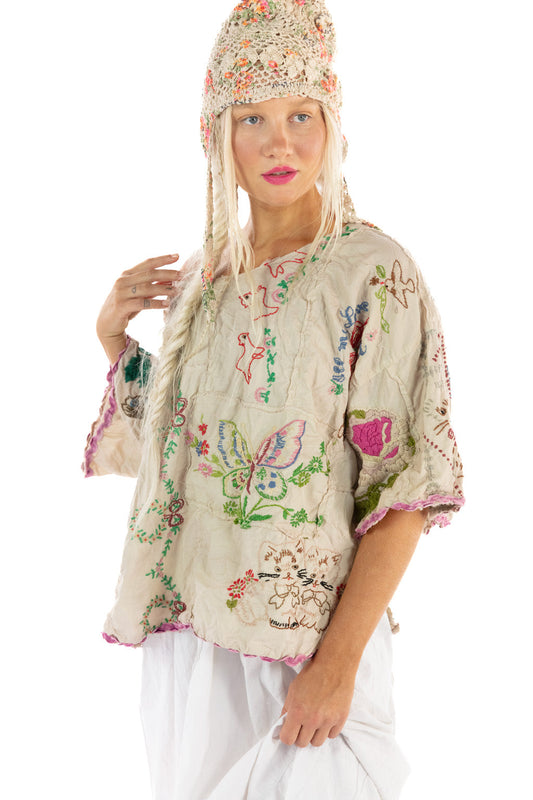 Embroidery Matilda Top - Moonlight