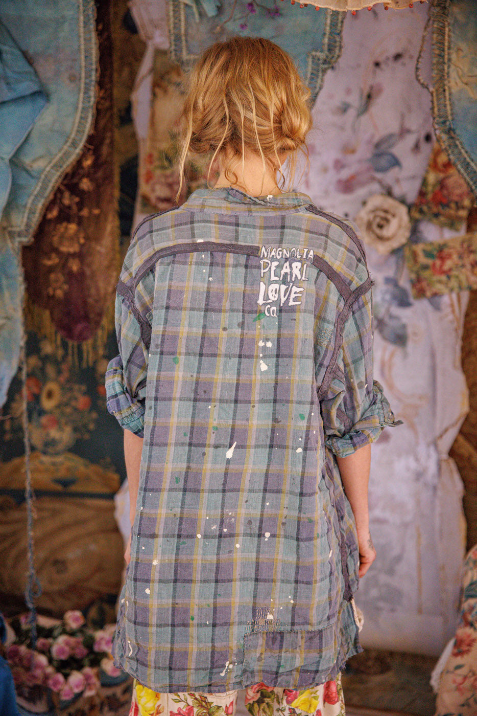 Magnolia Pearl Check Adison Workshirt 1391 - Wave