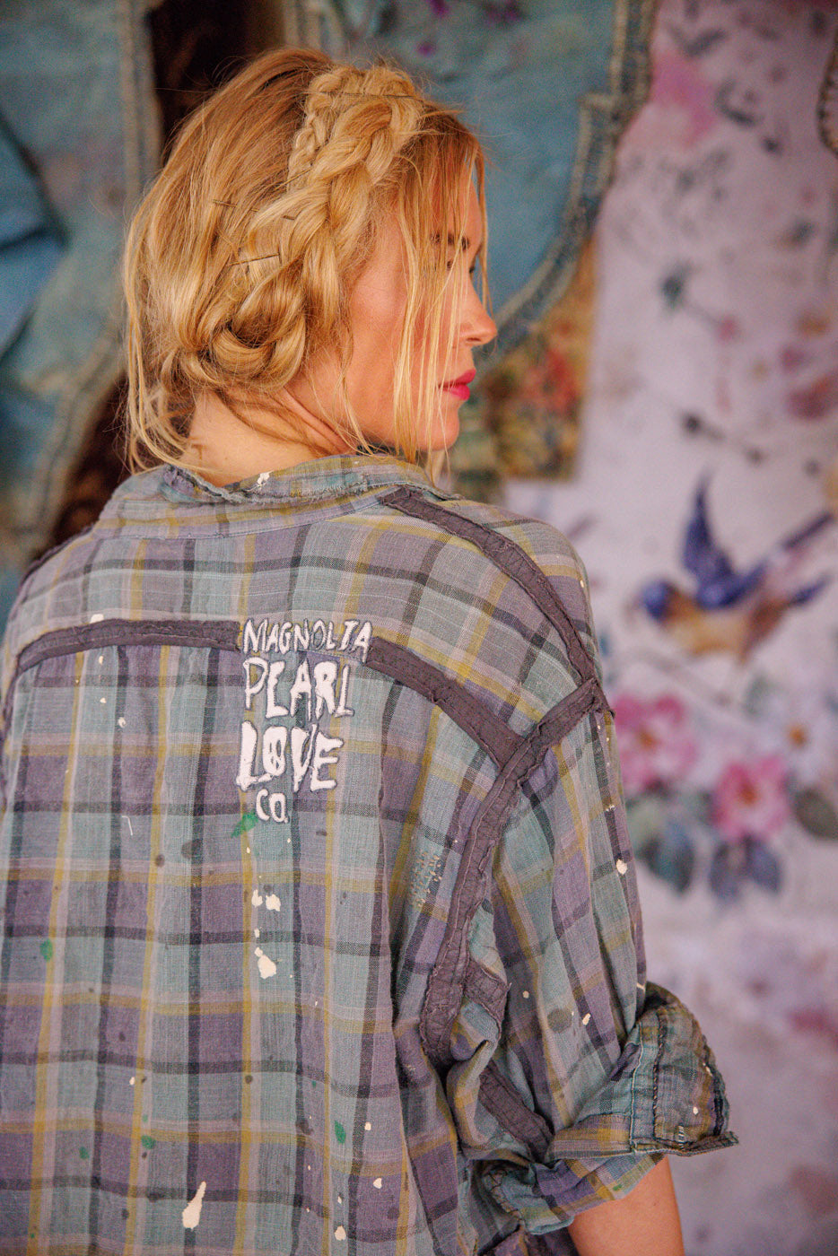 Magnolia Pearl Check Adison Workshirt 1391 - Wave