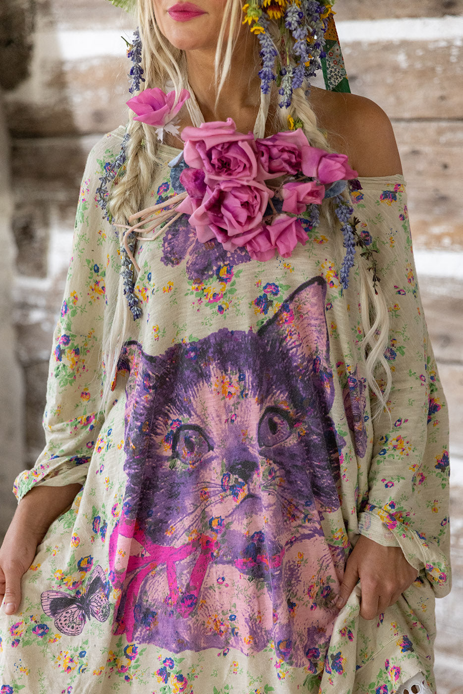 Kitten Francis Pullover 1966 - Umbra Rose