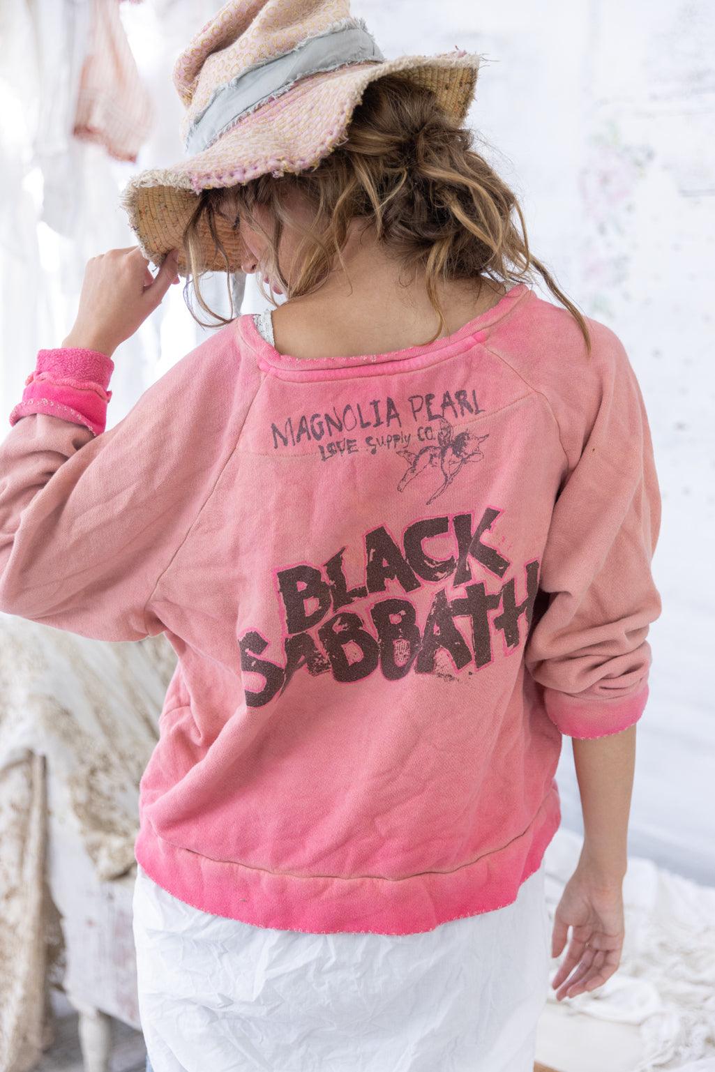 Magnolia Pearl EF Star Appliqué Richi Sweatshirt 1970 -Sunfaded Azalea