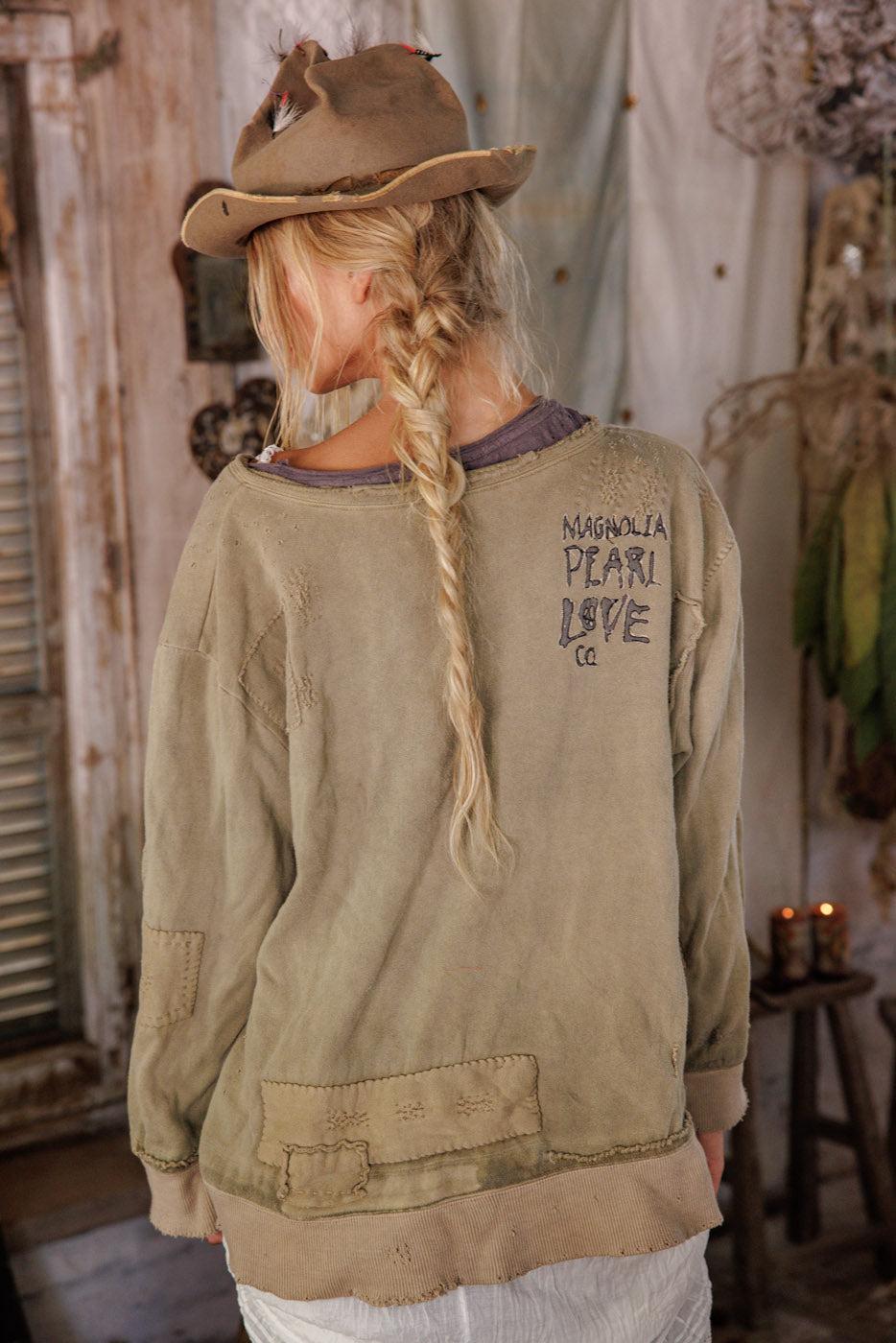 Magnolia Pearl Fleece Riehl Henley 2128 - Aged