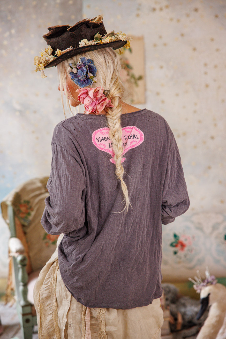 Magnolia Pearl Flor De La Pasion Viggo Tee 2238 - Ozzy