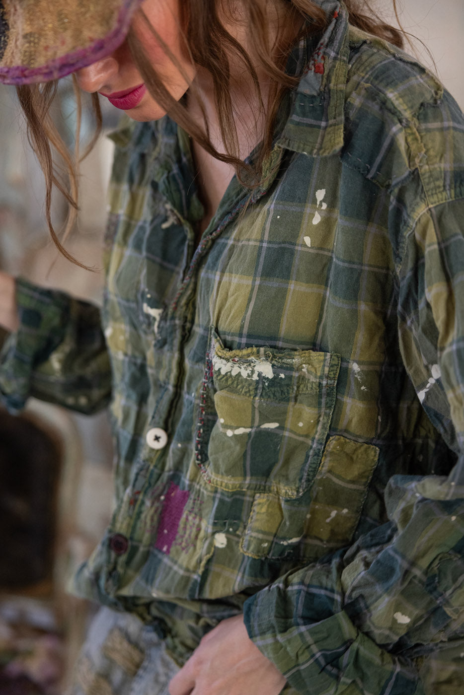 Magnolia Pearl Landes Workshirt 2240 - Uncle Joe's Plaid