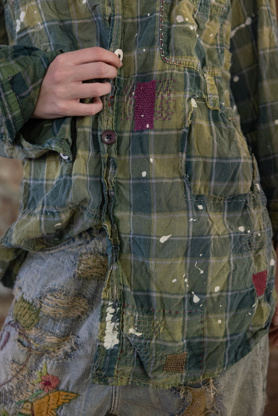 Magnolia Pearl Landes Workshirt 2240 - Uncle Joe's Plaid