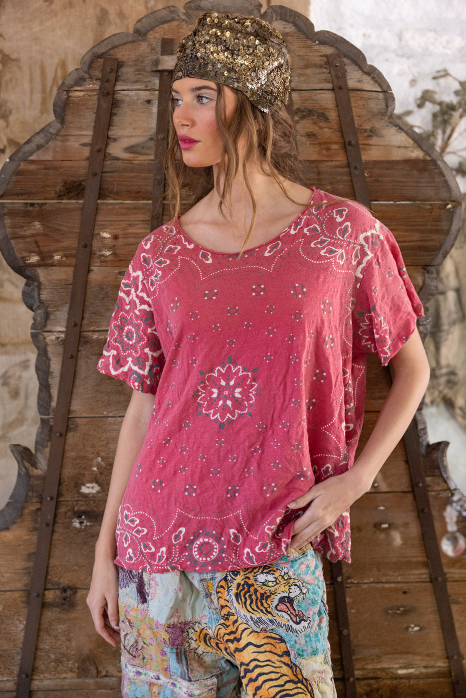 Magnolia Pearl Handkerchief Tee 2284 - Ranch Hand