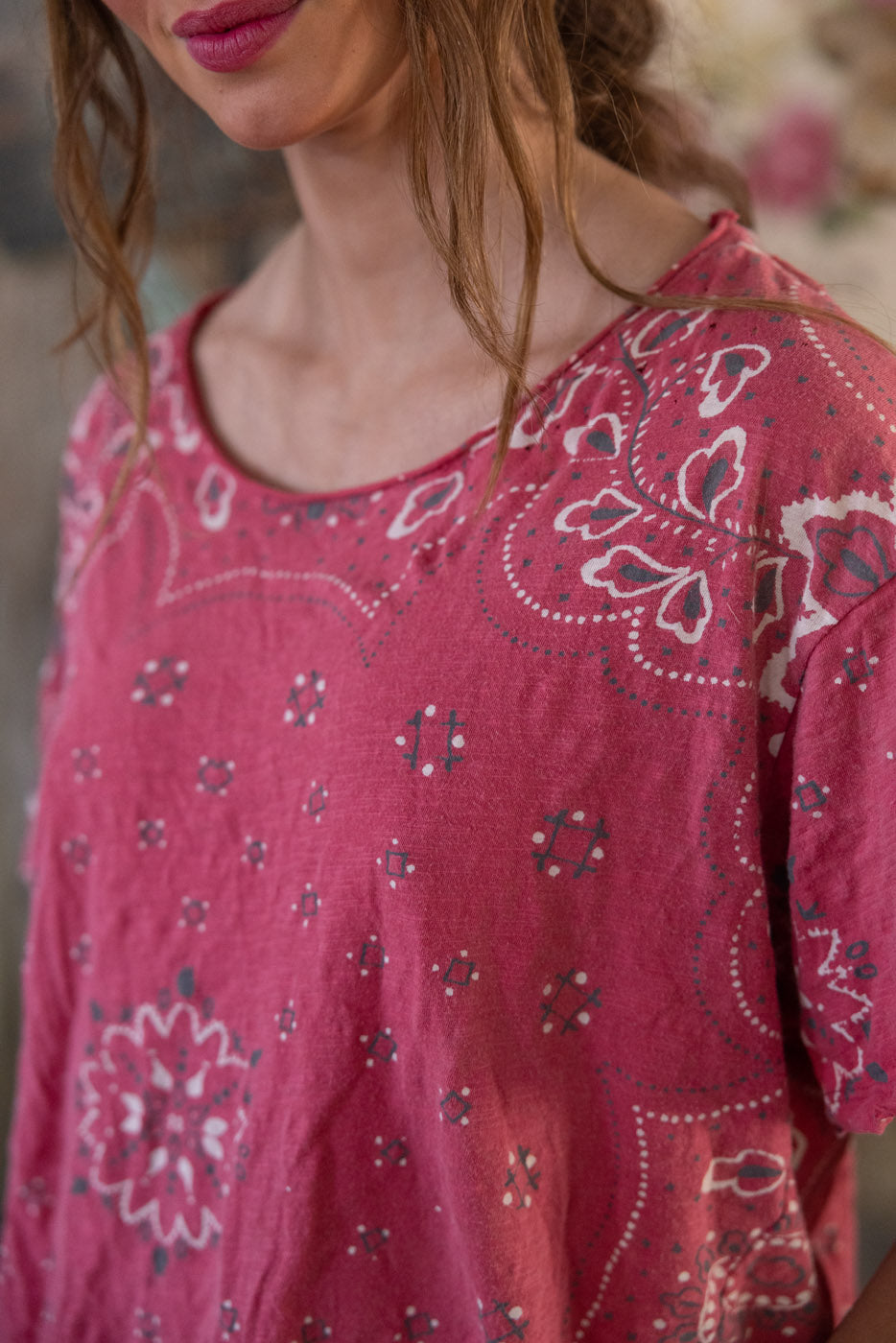 Magnolia Pearl Handkerchief Tee 2284 - Ranch Hand