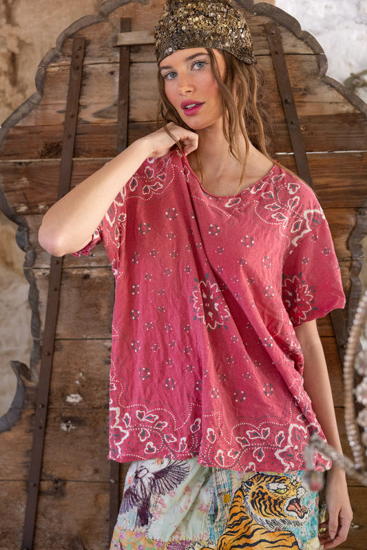 Magnolia Pearl Handkerchief Tee 2284 - Ranch Hand