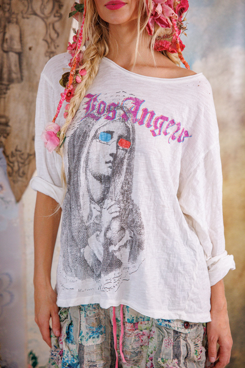 Magnolia Pearl Glitter Saint Viggo Tee 2326 - True
