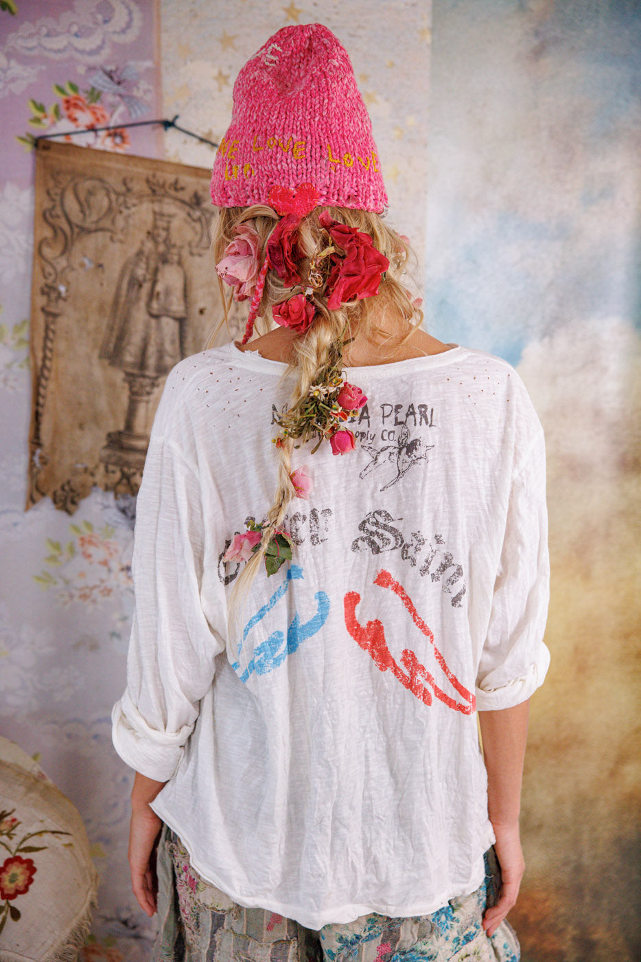 Magnolia Pearl Glitter Saint Viggo Tee 2326 - True