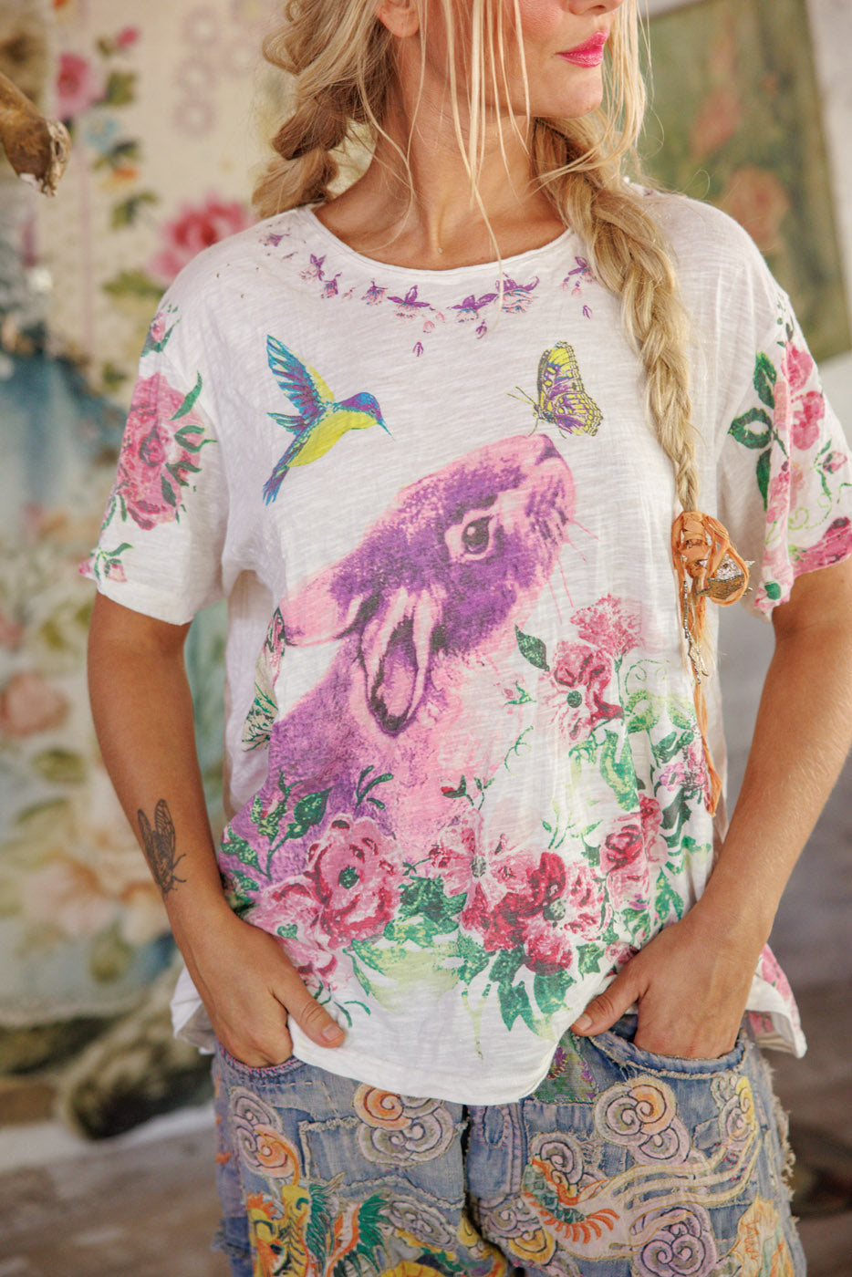 Magnolia Pearl Forest Fellows Tee 2327 - True